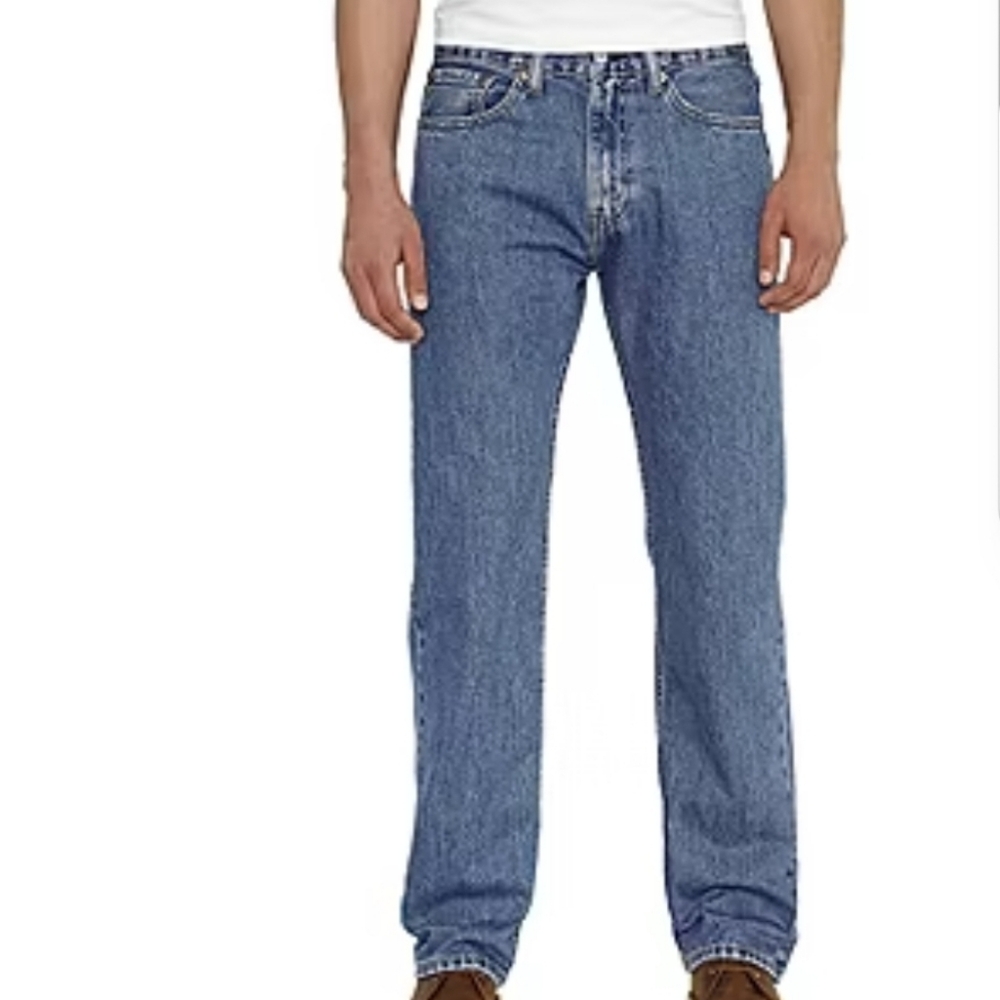 NWT Levi Strauss & Co Classic Men's 505 Blue Denim Jeans Size 42 x 32